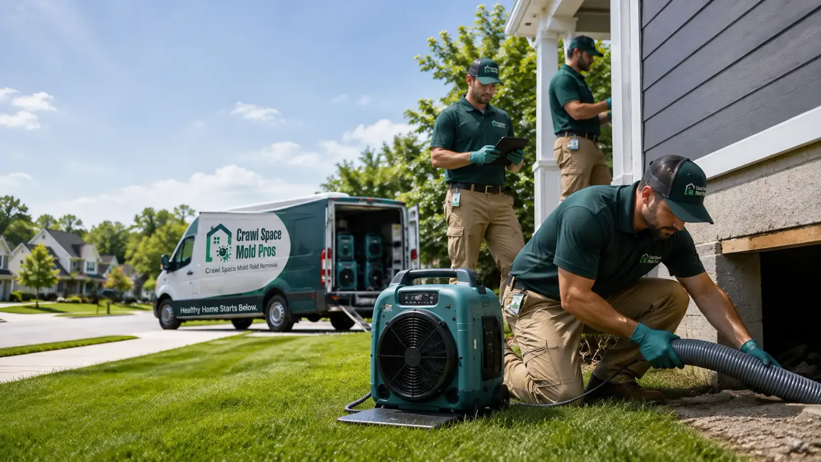 Crawl Space Mold Removal in Cairo, IL